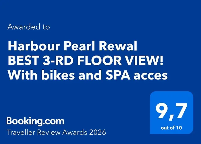 Apartamento Harbour Pearl 3-rd Floor View! With Bikes And Acces Rewal